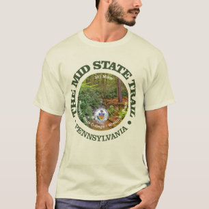 Mid State Trail (rood) T-shirt