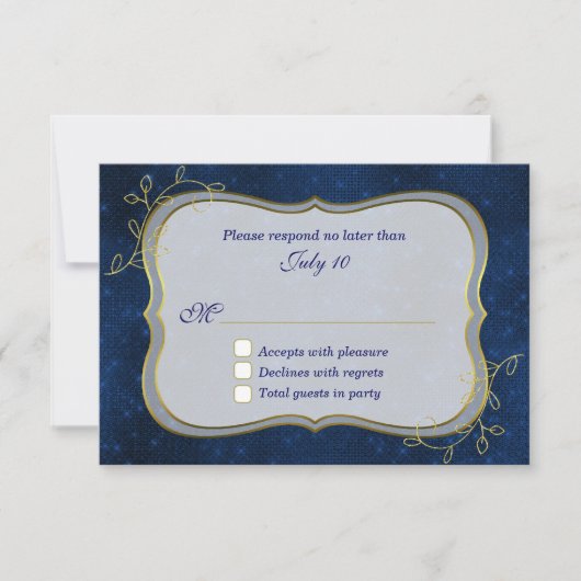 Mid Summer Night RSVP Kaart (Voorkant)