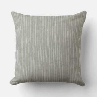 Mid-tone Grey Stripes Sierkussen