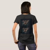 Midair Strength – Minimal Surreal Eekhoorn T-shirt (Achterkant volledig)