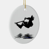 Midair Stunts - Scooter Rider Ceramic Ornament (Rechts)