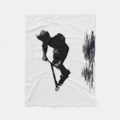 Midair Stunts - Scooter Rider Fleece Blanket (Voorkant)