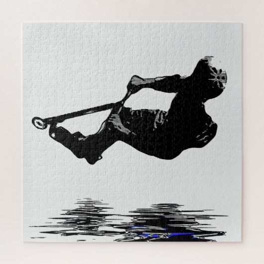 Midair Stunts - Scooter Rider Jigzaag Puzzle Legpuzzel (Verticaal)