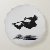 Midair Stunts - Scooter Rider Rond Kussen (Achterkant)