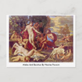 Midas en Bacchus door Nicolas Poussin Briefkaart (Voorkant)