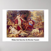 Midas en Bacchus door Nicolas Poussin Poster (Voorkant)