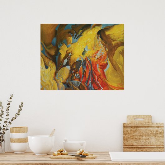 "Midas's touch"-poster Poster (Keuken)