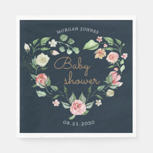 midbloom baby shower monogram servet