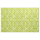 Midcentury MCM Rounded Rectangles Chartreuse Stof (Fat Quarter)