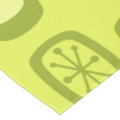 Midcentury MCM Rounded Rectangles Chartreuse Tafelkleed (Gekanteld)