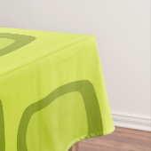 Midcentury MCM Rounded Rectangles Chartreuse Tafelkleed (Voorbeeld)