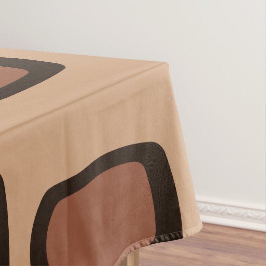 Midcentury MCM Rounded Rectangles Christmas Cookie Tafelkleed (Voorbeeld)