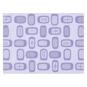Midcentury MCM Rounded Rectangles Lavender Tafelkleed (Voorkant (Horizontaal))