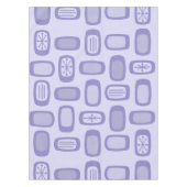 Midcentury MCM Rounded Rectangles Lavender Tafelkleed (Voorkant)