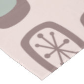 Midcentury MCM Rounded Rectangles Pink Pastel Tafelkleed (Gekanteld)