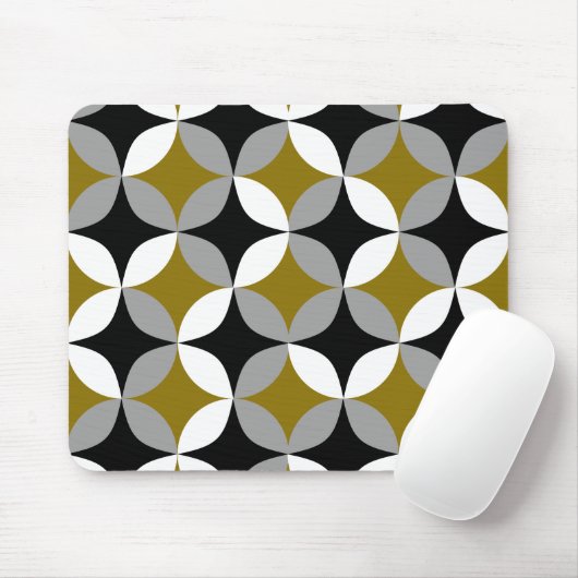 Midcentury Mod – Mousepad Muismat (Met muis)