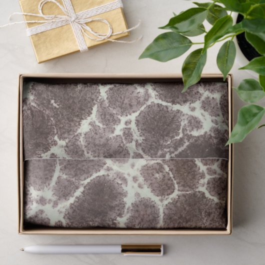 MidCentury MOD Rock Giraffe Elegant Beige Patroon Tissuepapier (Geschenk)