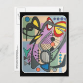 'MidCentury Mod Spider Song' schilderij op een Briefkaart (Voorkant / Achterkant)