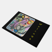 'MidCentury Mod Spider Song' schilderij op een Deurmat (Schuin)