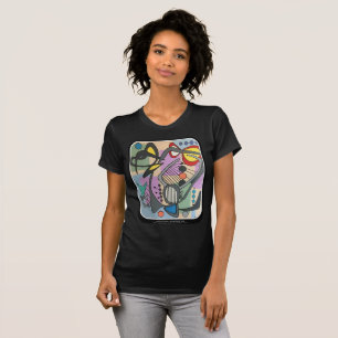 'MidCentury Mod Spider Song' schilderij op een T-shirt