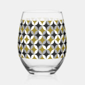 Midcentury Mod – Steelvrije Wijn Glas (Links)