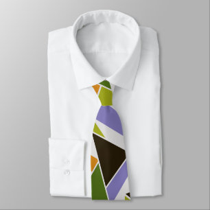MidCentury Modern Abstract Mondriaan Geometrisch Stropdas
