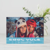 MidCentury Modern Atomic MOD Kerst MCM Feestdagenkaart (Staand voorkant)