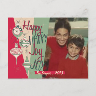 Midcentury Modern Christmas Kaart