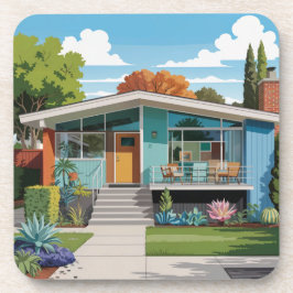 MidCentury Modern House Onderzetter Set
