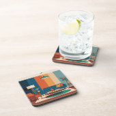 MidCentury Modern kamer Onderzetter set (Rechterzijde)