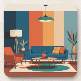 MidCentury Modern kamer Onderzetter set