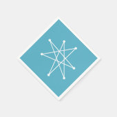 Midcentury Modern Kerst Atomic MCM MOD Ster N Servet (Hoek)