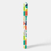 Midcentury Modern Retro Aangepaste Naam Monogram Case-Mate iPhone Case (Achterkant / Rechts)