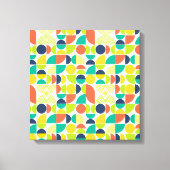 MidCentury Modern Retro Abstract Canvas Afdruk (Voorkant)