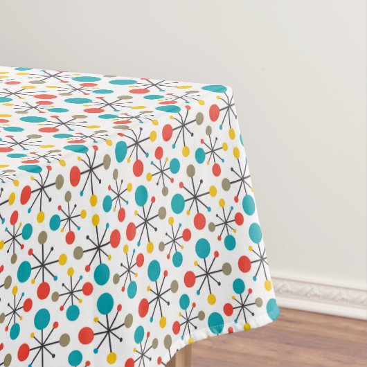 MidCentury Modern  Retro Abstract Diner Tafelkleed (Voorbeeld)