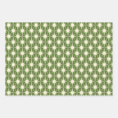 Midcentury Modern Retro Christmas Starbursts Inpakpapier Vel (Voorkant 3)
