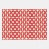 Midcentury Modern Retro Christmas Starbursts Inpakpapier Vel (Voorkant 2)