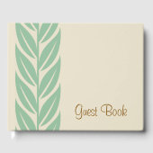 Midcentury Modern Retro laat elke gelegenheid Gastenboek (Voorkant)