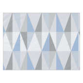 MidCentury Modern Triangles Sky Blue Tafelkleed (Voorkant (Horizontaal))