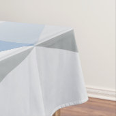 MidCentury Modern Triangles Sky Blue Tafelkleed (Voorbeeld)