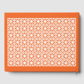 Midcentury Modern Wedding, Breeze Blocks Lijst Gastenboek (Achterkant)