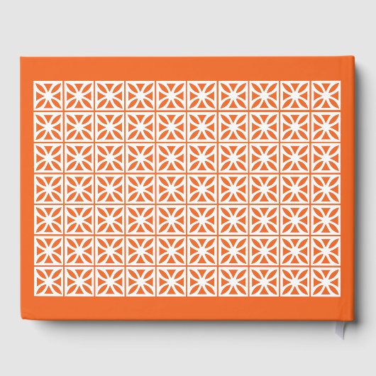 Midcentury Modern Wedding, Breeze Blocks Lijst Gastenboek (Achterkant)