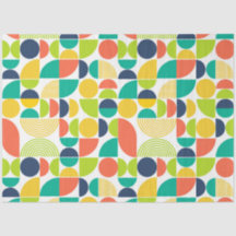 MidCentury Moderne Retro Abstracte Art Decoupage