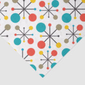 MidCentury Moderne  Retro Abstracte Decoupage Tissuepapier (Detail)