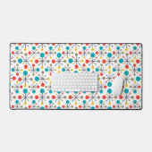 MidCentury Moderne  retro Abstracte kunst Bureaumat (Keyboard & Muis)