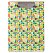 MidCentury Moderne retro Abstracte kunst Klembord (Voorkant)