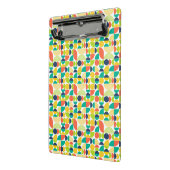 MidCentury Moderne retro Abstracte kunst Mini Klembord (Angled2)