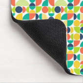 MidCentury Moderne retro Abstracte kunst Muismat (Hoek)