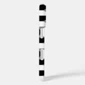 Midcentury patroon schalen zwart wit Case-Mate iPhone case (Achterkant / Rechts)