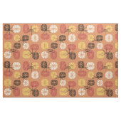 Midcentury Pattern Oblongs Autumn Orange Stof (Fat Quarter)